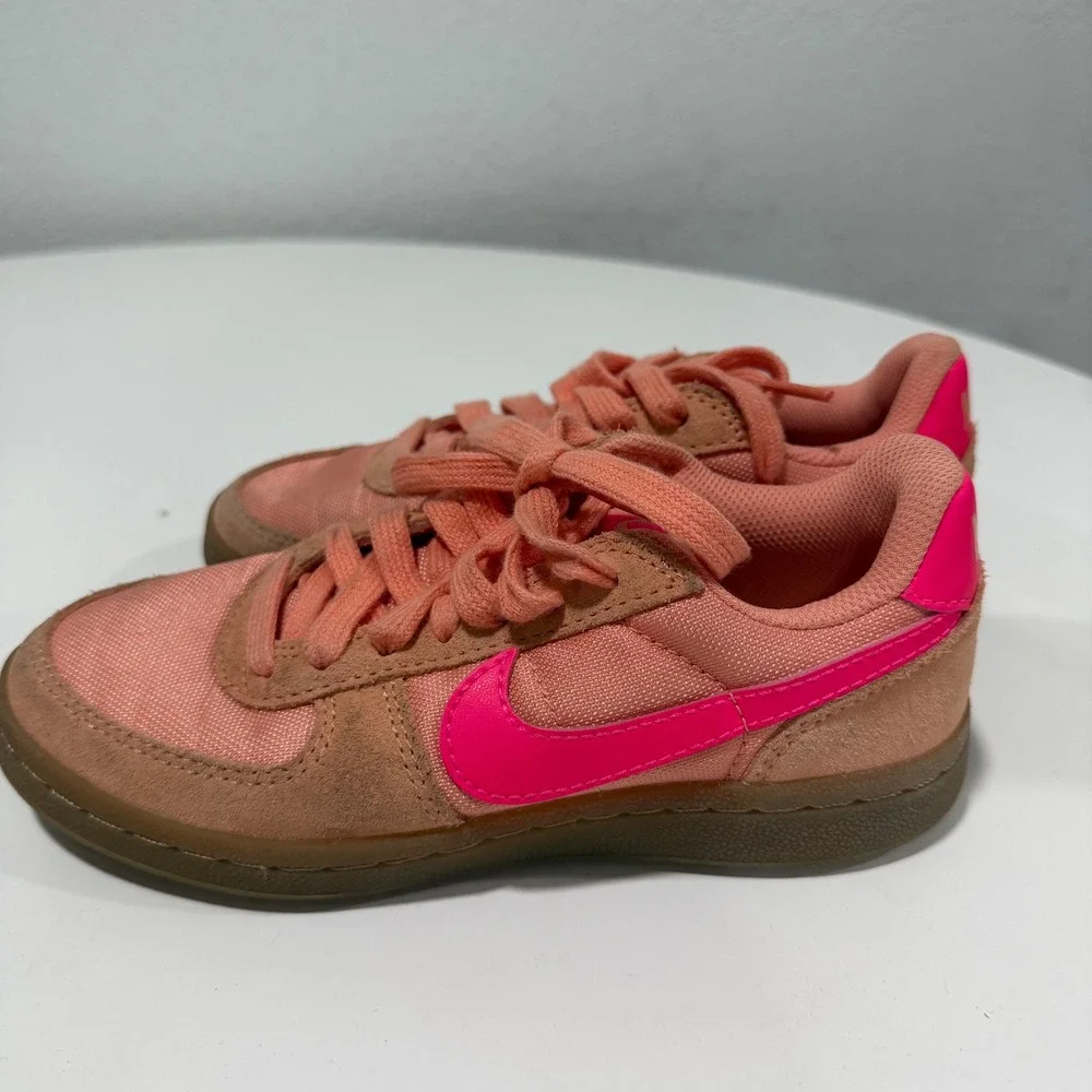 Nike Field General 82 Guava Ice Hyper Pink Gum Sole Sneakers FQ465-800 Kids 2Y